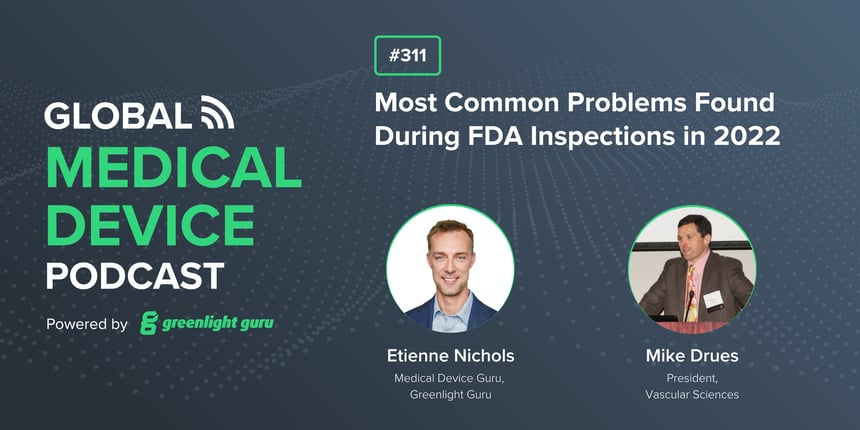 #311 Most Common Problems Found During FDA Inspections in 2022