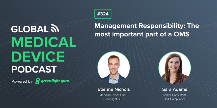 #324 Management Responsibility The most important part of a QMS