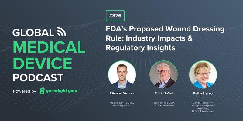 #376 FDAs Proposed Wound Dressing Rule Industry Impacts & Regulatory Insights