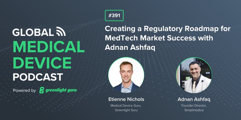 #391 Creating a Regulatory Roadmap for MedTech Market Success with Adnan Ashfaq-1