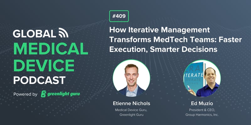 #409 How Iterative Management Transforms MedTech Teams Faster Execution Smarter Decisions