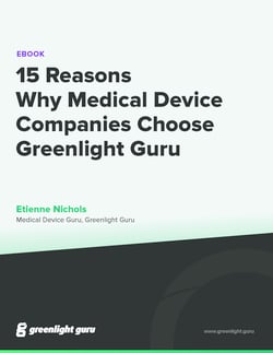 (cover) 15 Reasons Why Medical Device Companies Choose Greenlight Guru