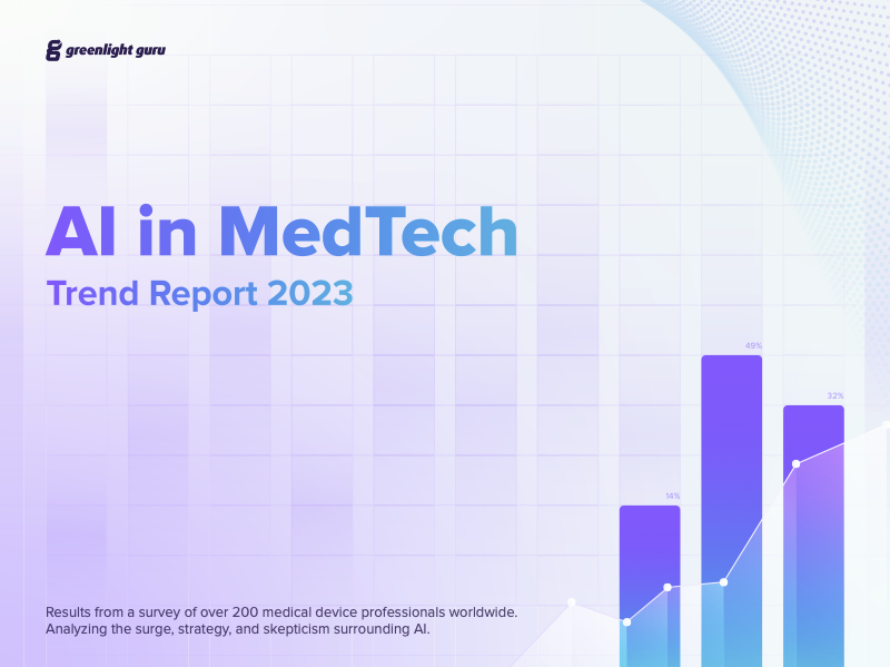 (cover) AI in MedTech Trend Report 2023