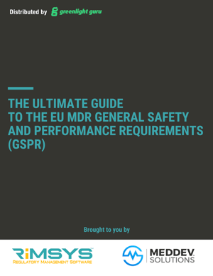 (cover) Ultimate Guide to EU MDR GSPR