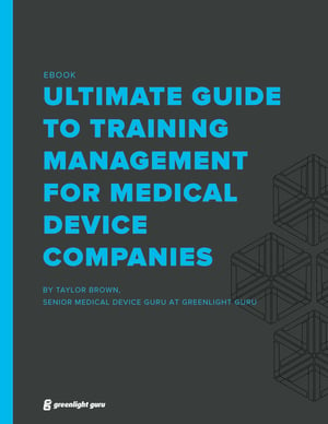 (cover) Ultimate Guide to Training Management for Medical Device Companies