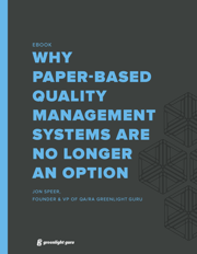 (cover) Why a Paper Based QMS is No Longer an Option