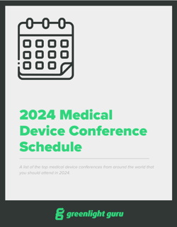 2024 Medical Device Conference Schedule - slide-in cover