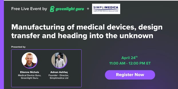 2025 | GG Webinar Simplimedica Medical Device Design Transfer - 4-24-25-1