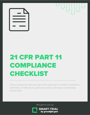 21 CFR PART 11 Compliance Checklist - slide in cover
