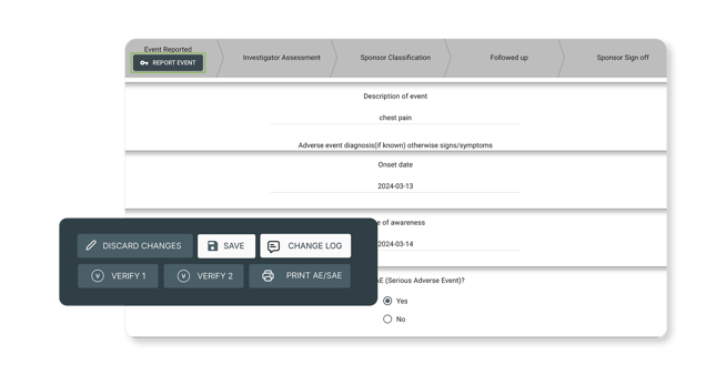 6 Adverse Events Reporting
