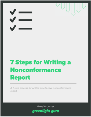 7 steps for writing a nonconformance report - slide-in cover