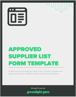 Approved Supplier List Form Template - slide-in cover-1