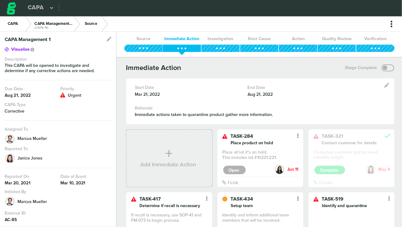 CAPA Management Software & Solution | Greenlight Guru
