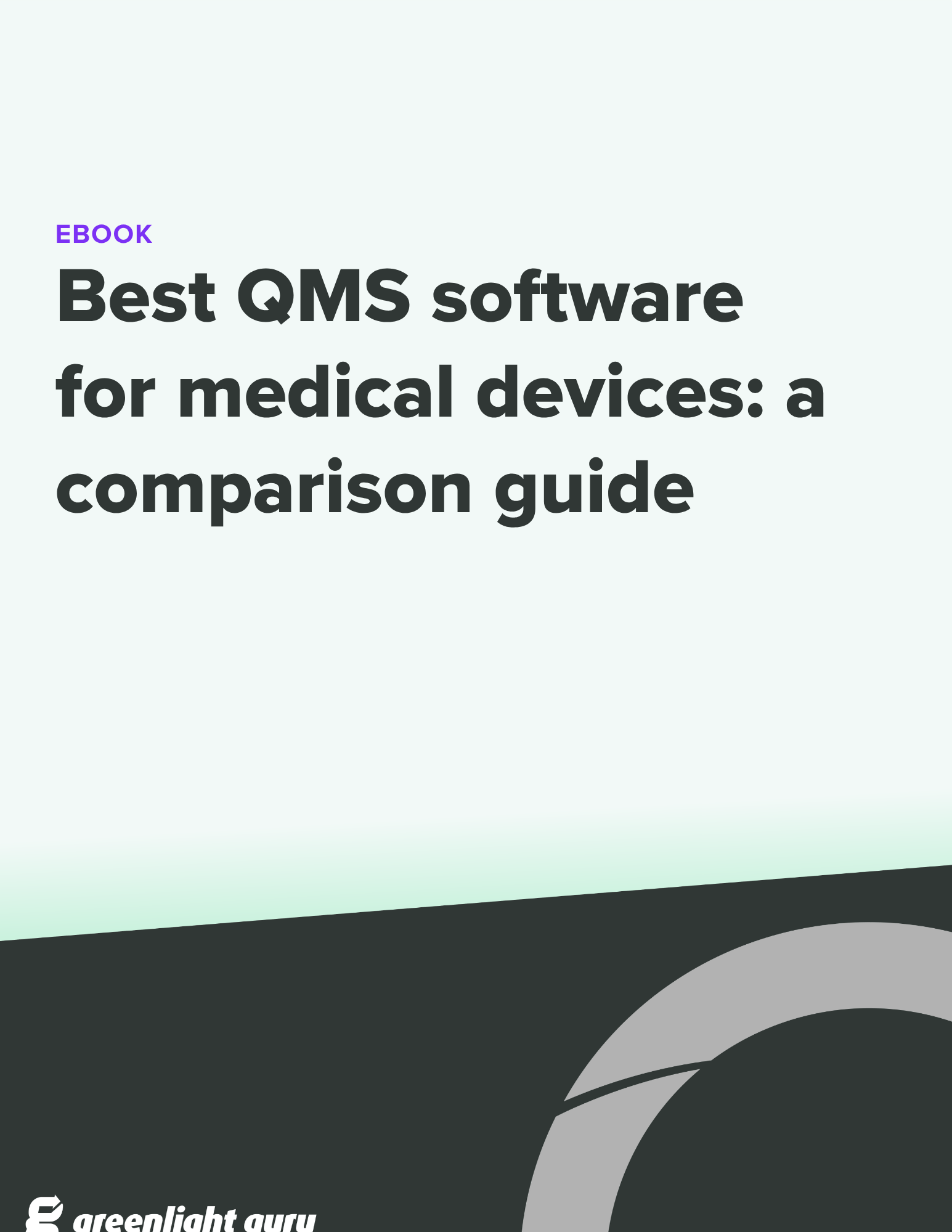 Best QMS software for medical devices ebook cover