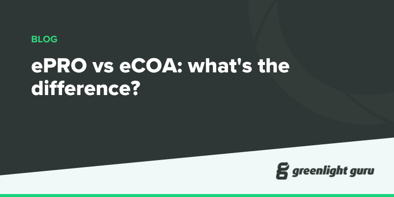 ePRO and eCOA data flowing from patient and clinician into a single medical device clinical data platform