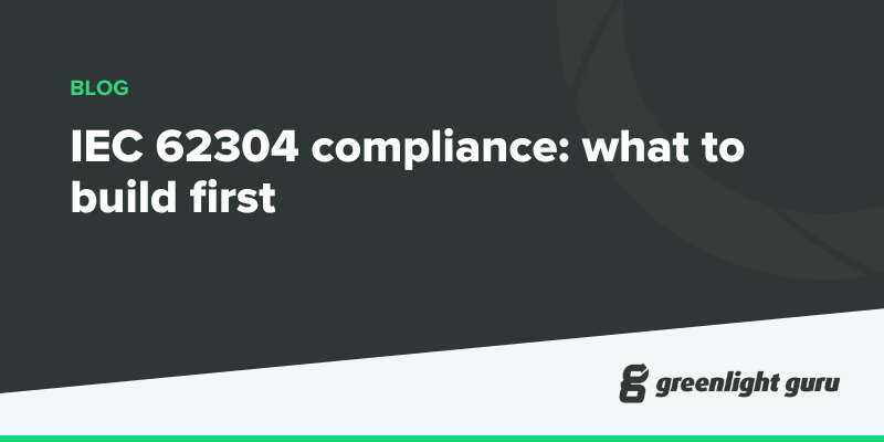 IEC 62304 compliance: what to build first