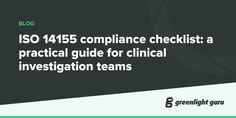 ISO 14155:2026 compliance checklist: sponsor and investigator responsibilities
