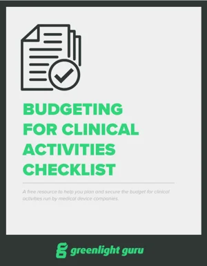 Budgeting for Clinical Activities Checklist-1