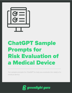 ChatGPT Sample Prompts for Risk Evaluation of a Medical Device - slide-in CTA