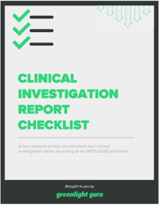 Clinical Investigation Report Checklist-1-1