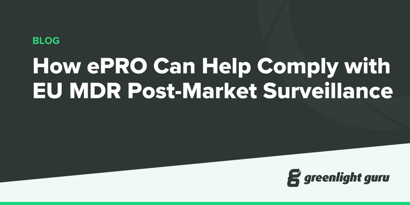 How ePRO Can Help Comply with EU MDR Post-Market Surveillance - new