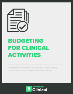 Budgeting for Clinical Activities (new)