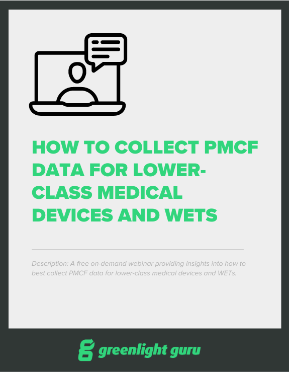 How to Collect PMCF Data for Lower-Class Medical Devices and WETs - slide in cta
