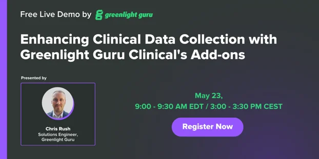 Enhancing Clinical Data Collection with Greenlight Guru Clinicals Add-ons