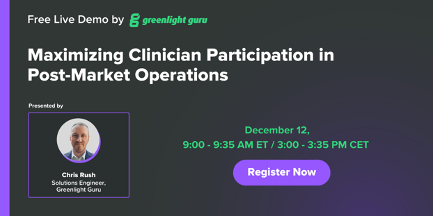 maximizing clinician participation - live demo 12-12-23