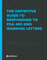 definitive guide to responding to FDA 483s & Warning Letters