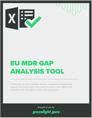 EU MDR gap analysis tool - slide-in cover