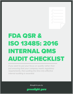 FDA QSR and ISO 13485