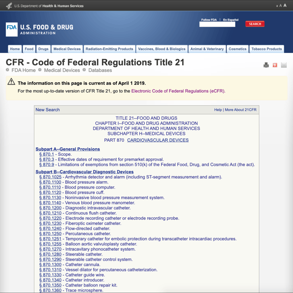 FDA-classification-part-870