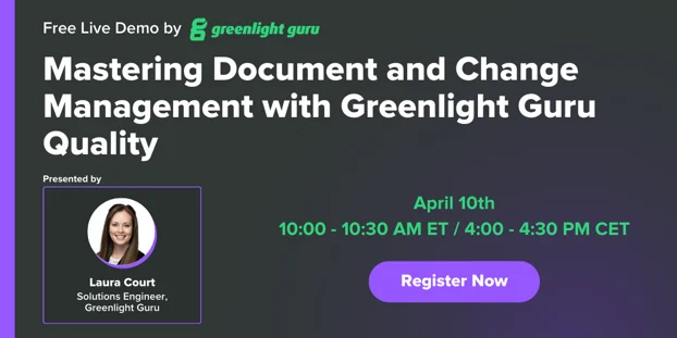 GG Quality Live Demo 4-10-24