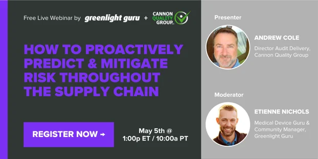 Greenlight Guru + Cannon Quality Group Webinar (05-05-22)