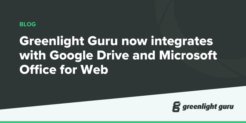Greenlight Guru now integrates with Google Drive and Microsoft Office for Web