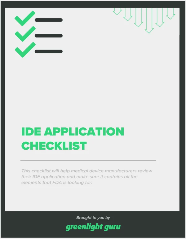 IDE Application Checklist - Free Download