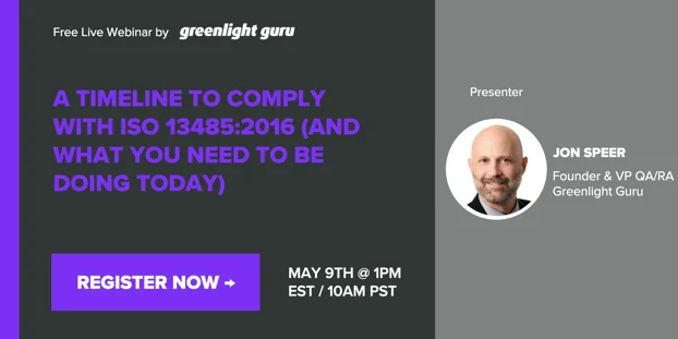 ISO 13485-2016 Timeline Webinar
