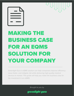 Making the Business Case for an eQMS Solution for Your Company - slide in