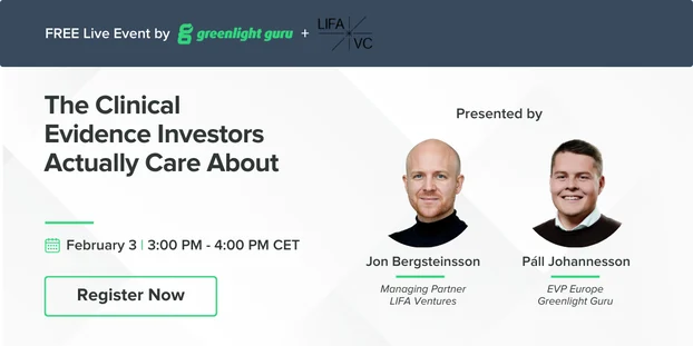 Clinical Evidence Investors actually care about