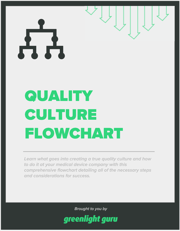Medical device quality culture flowchart