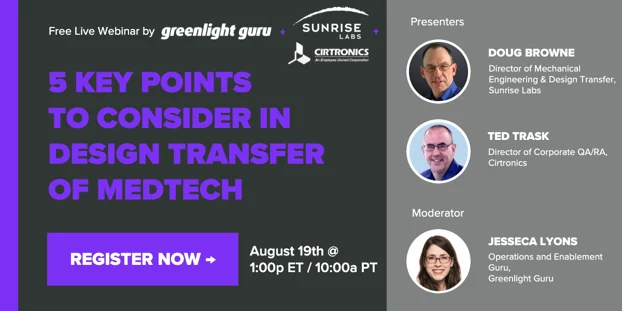 Sunrise labs+Cirtronics webinar 8-19-21 promo graphic