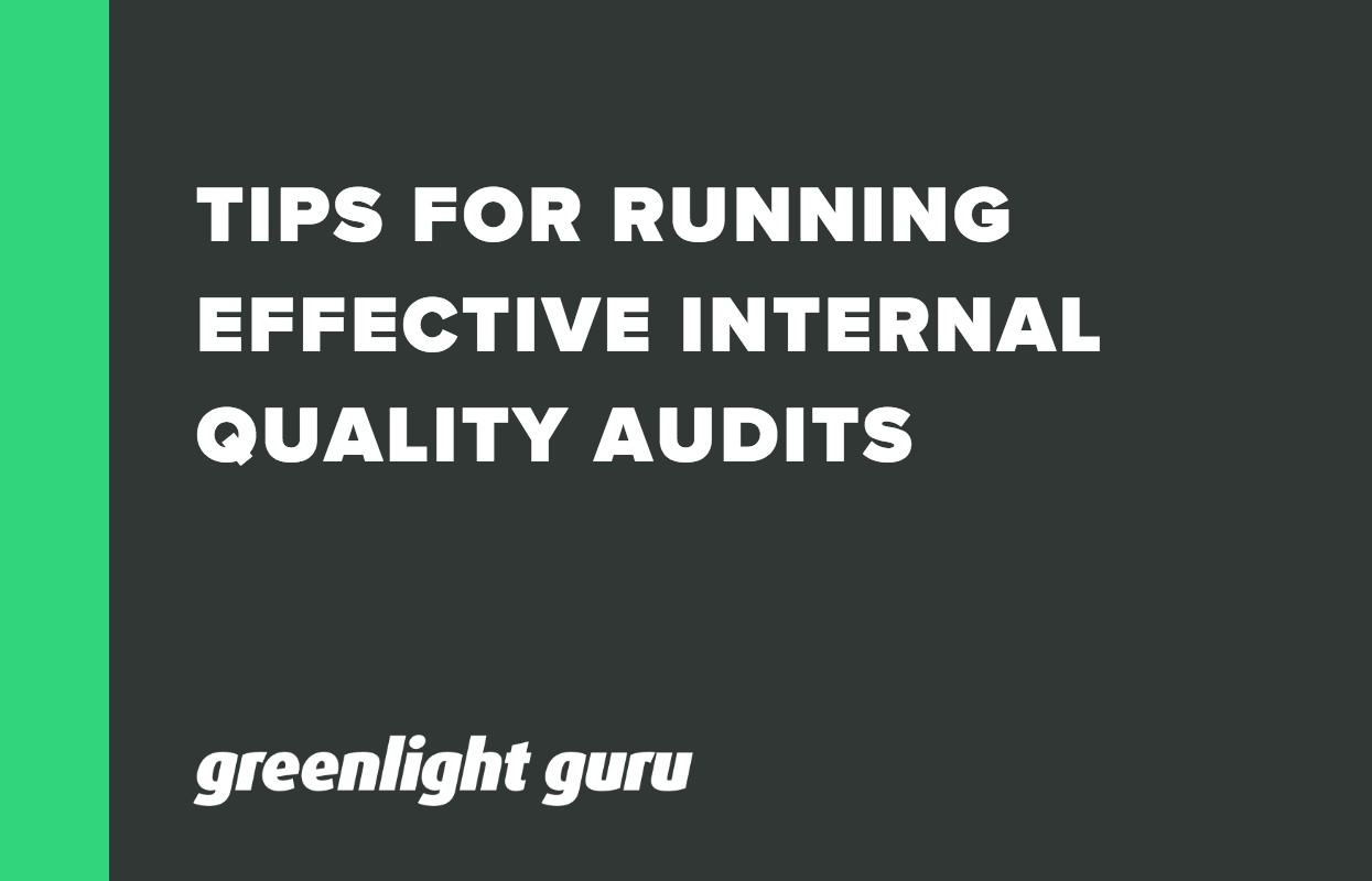 TIPS FOR RUNNING EFFECTIVE INTERNAL QUALITY AUDITS (2)