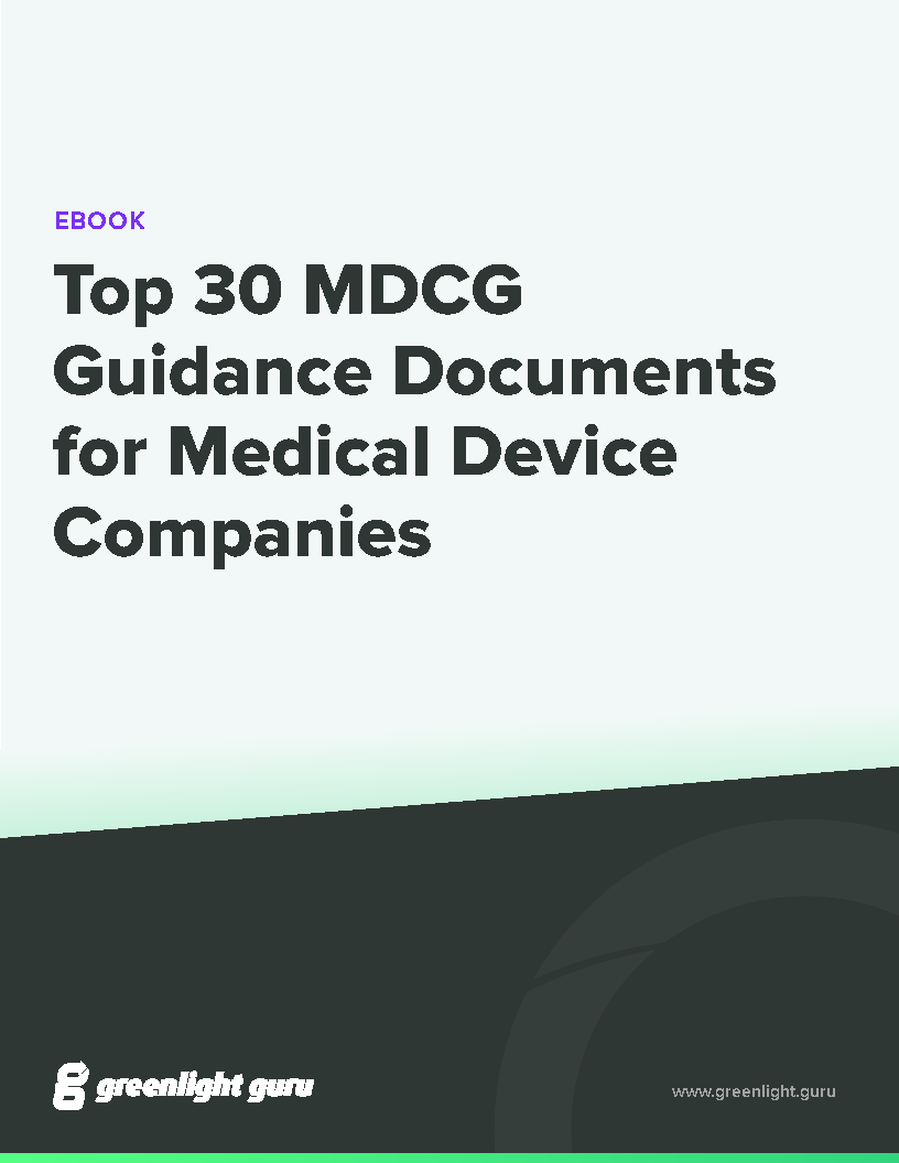 Top 30 MDCG Guidance Documents for Medical Device Companies Slide in Cover_Page1