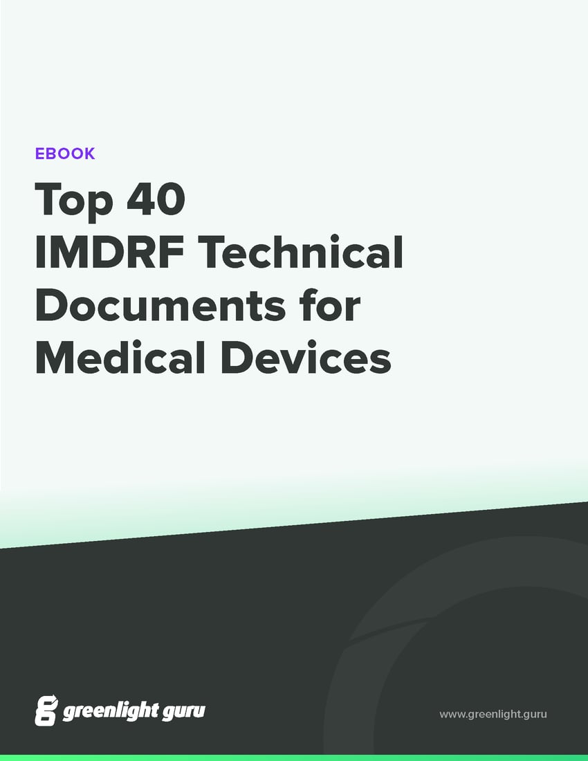 Top 40 IMDRF Technical Documents for Medical Devices
