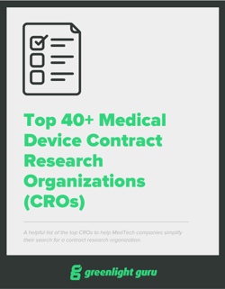 Top 40+ Medical Device Contract Research Organizations (CROs) - slide-in cover