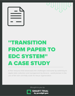 Transition from paper to edc system A case study
