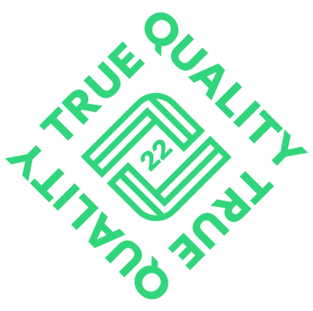True quality - square - green
