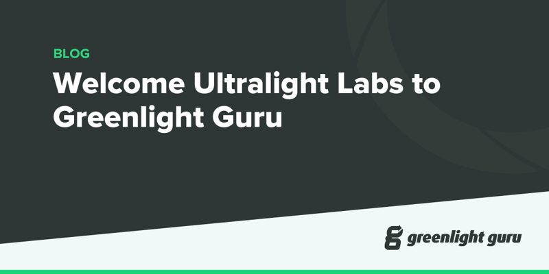 Welcome Ultralight Labs to Greenlight Guru