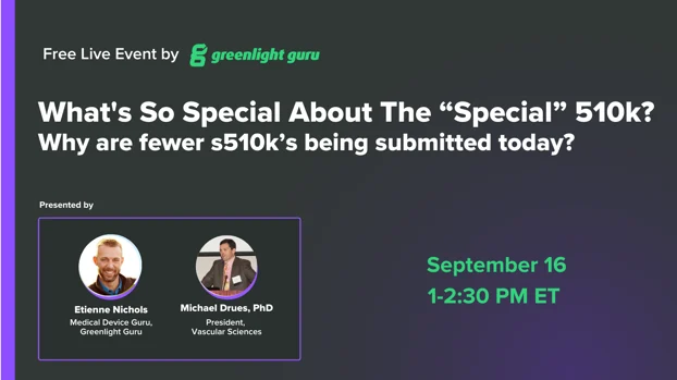 Whats So Special About The “Special” 510k 